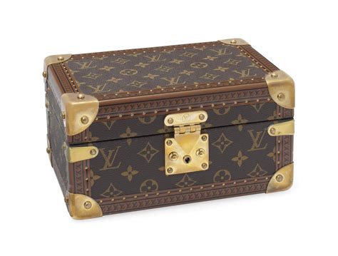 lv jewellery trunk|vintage Louis Vuitton jewelry case.